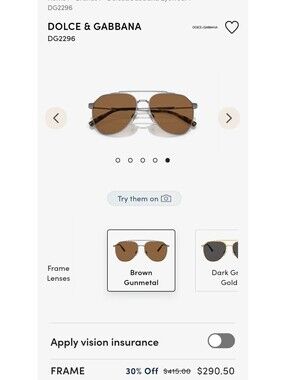 Dolce & gabanna Sunglasses DG2296